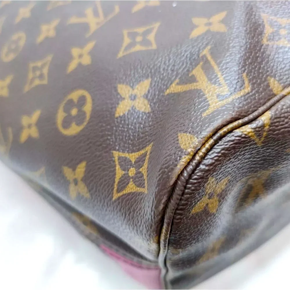 Auth Louis Vuitton Neverfull Tote Limited Edition Game ON Monogram Canvas MM